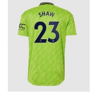 Manchester United Luke Shaw #23 Fotballklær Tredjedrakt 2022-23 Kortermet